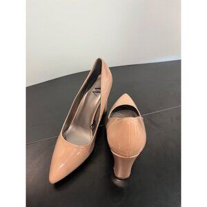 Worthington Patent Leather Nude High‎ Heel Pumps - Size 7.5